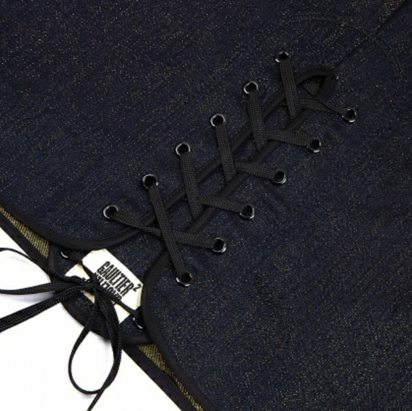 GAULTIER2 DENIM SKIRT - Picture 8 of 12